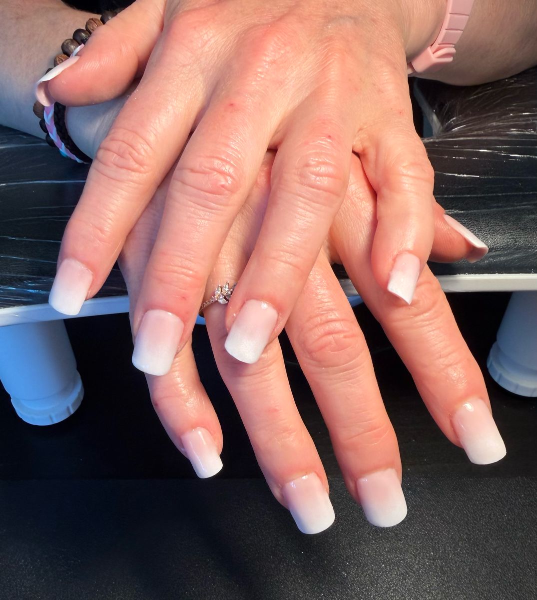 French blanche forme carrée