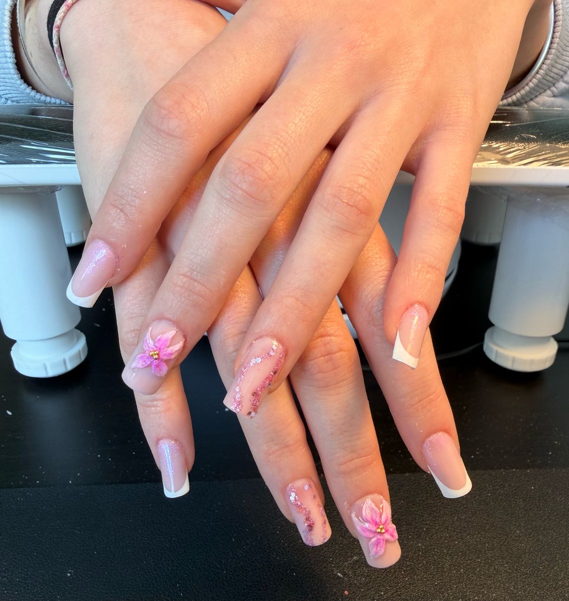 French rose pastel
